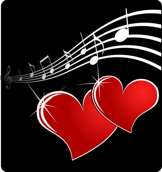 Музика серця — стоковий вектор