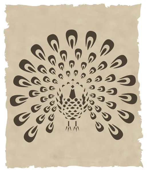 Vecteur asiatique oiseau — Image vectorielle
