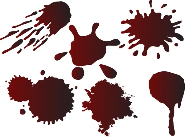 Vector blot conjunto de sangre — Vector de stock