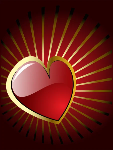 Vektor hjärtans hjärtan — Stock vektor