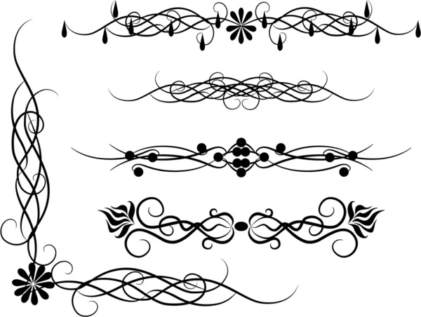 Set of patterns for design — Stock Vector