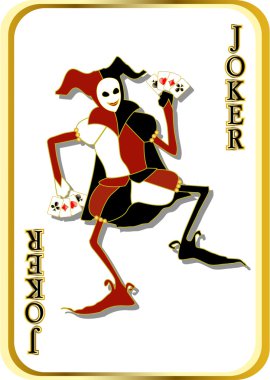 Vector joker clipart