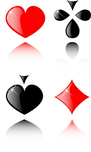 Jeu de cartes à jouer vectoriel — Image vectorielle