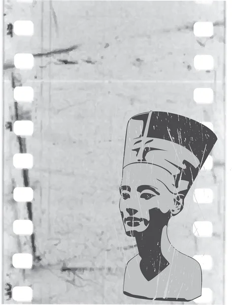 Векторная голова Нефертити — стоковый вектор