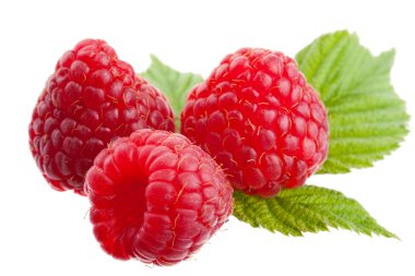 Group of raspberries clipart