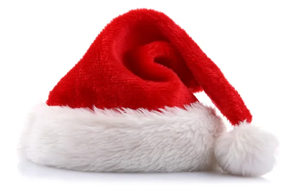 Tempo de Natal - chapéu de Papai Noel — Fotografia de Stock