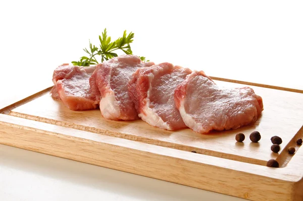 Verse rauwe varkensvlees — Stockfoto