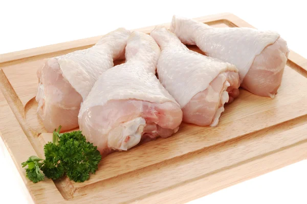 Palitos de pollo crudos frescos — Foto de Stock