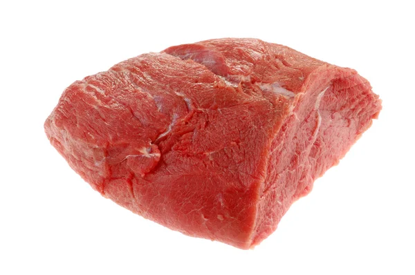 Ruwe rundvlees geïsoleerd op wit — Stockfoto