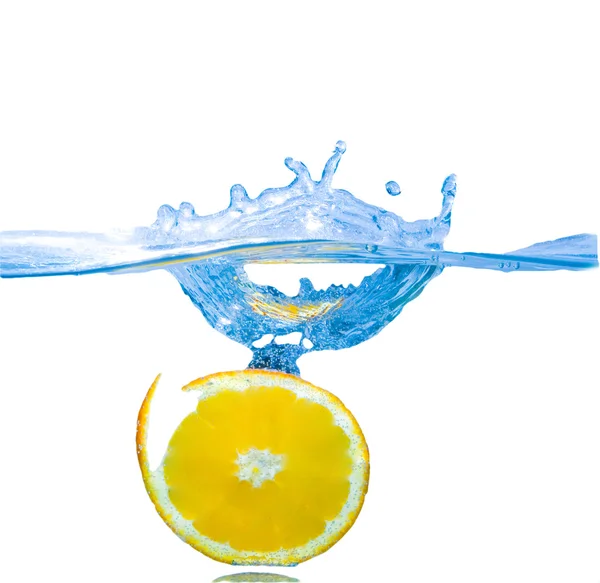 Citron splas — Stockfoto