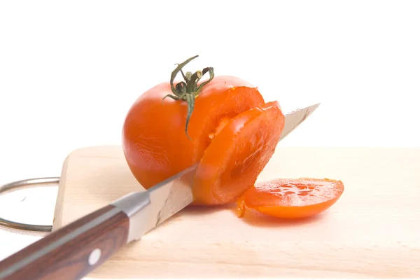 stock image Tomatoes on cutting board