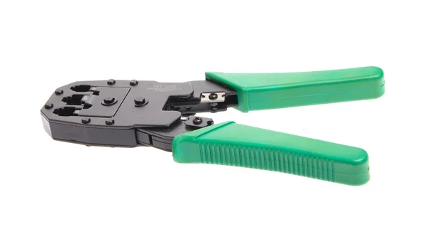 Network tool known as wire crimper — Stock Photo, Image