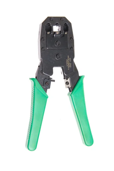 Network tool known as wire crimper — Stock Photo, Image