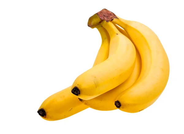 Nære på, friske bananer. – stockfoto
