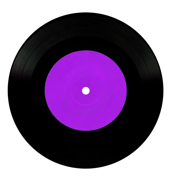 Vinyl Platte isoliert auf weiß — Stockfoto