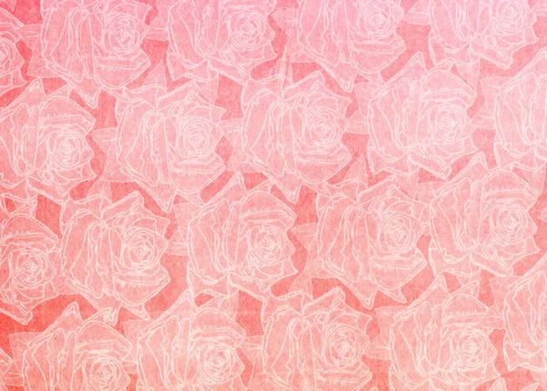 Astratto sfondo rose di carta — Foto Stock