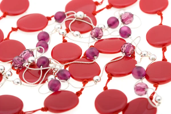 Beautiful string of beads — Stock Photo, Image