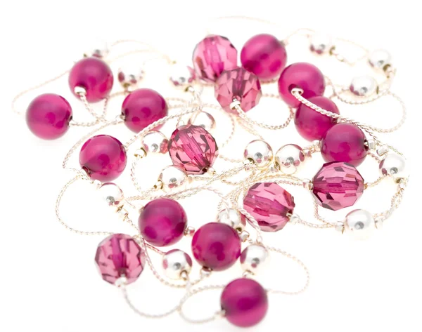 Nahaufnahme schöne Perlenkette — Stockfoto