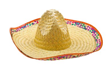 Sombrero isolated on white clipart