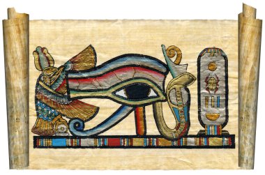 Beautiful egyptian papyrus clipart