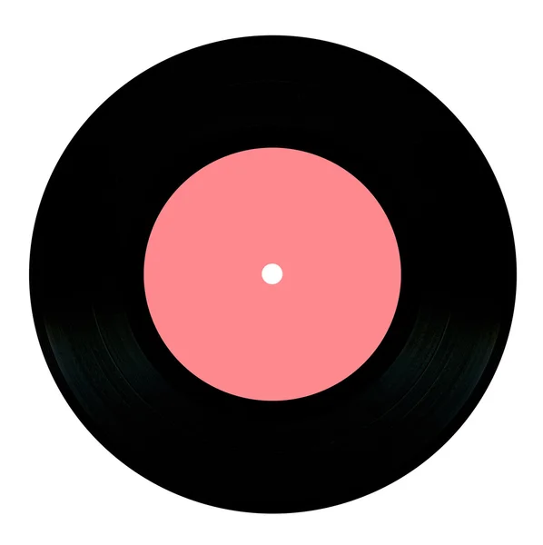Vintage vinyl record isolated on white — Stock Photo, Image