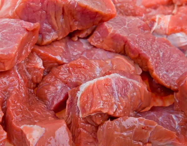 Närbild naturliga kött — Stockfoto