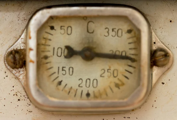 stock image Old scale display of thermometer