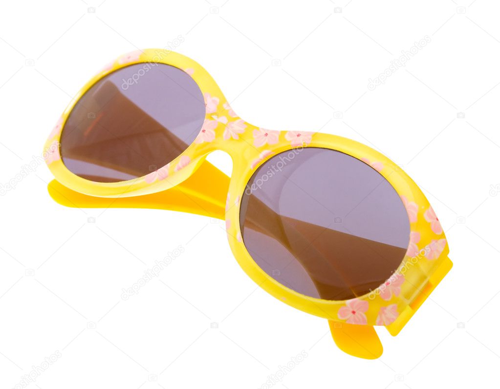 Funny sunglasses isolated on white — Stock Photo © Ragnarocks 2250917