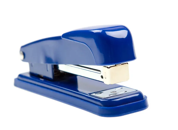 Grampeador de tira azul em branco — Fotografia de Stock