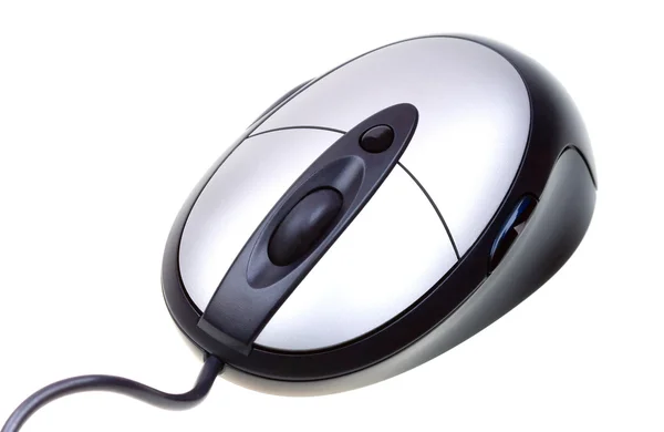 白のクローズ アップのコンピュータ ・ マウス — ストック写真