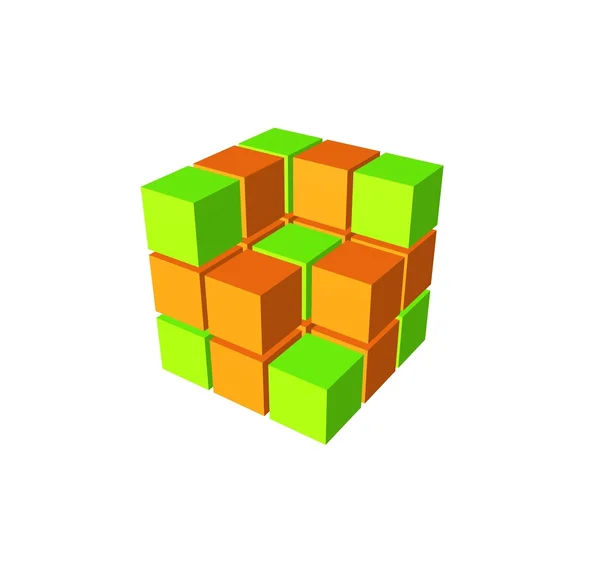 Cubos lógicos . — Fotografia de Stock