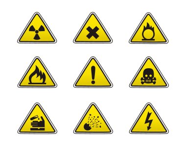 Safety icons clipart