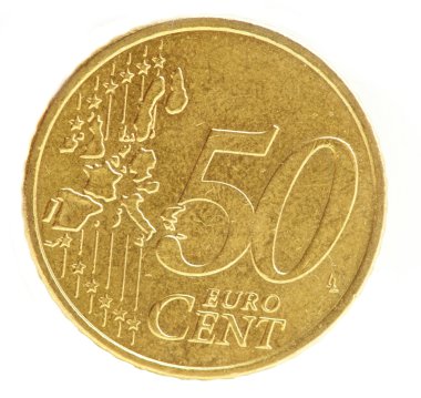 Coin euro cent clipart