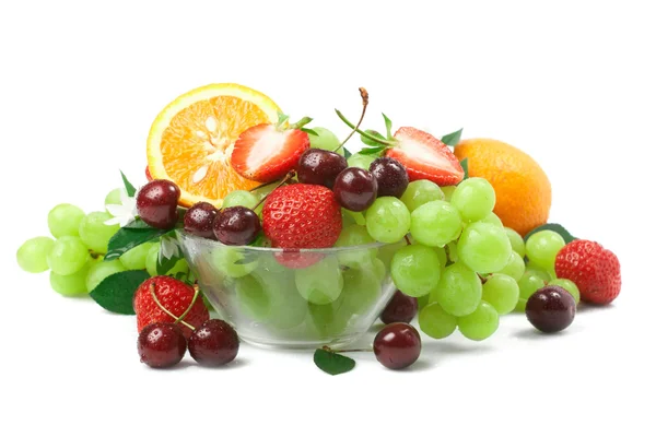 Натюрморт из свежих фруктов — стоковое фото