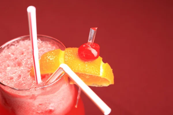 Cocktail rosso — Foto Stock