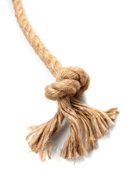 stock image Rope fastened in knots