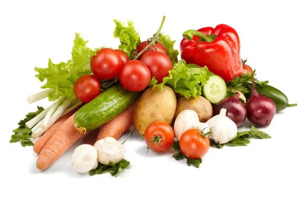 Čerstvá zeleninaβυσσινί μπερέ 1 Stock Fotografie