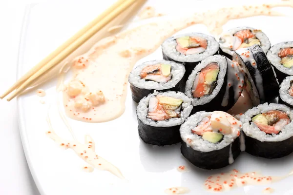 stock image Traditional japanese sushi