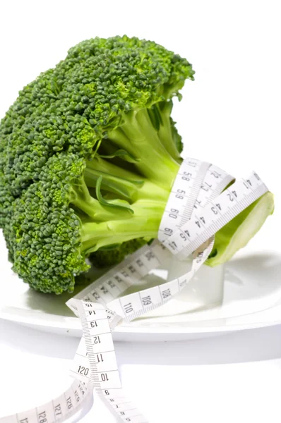 Brokuły dieta miernik — Zdjęcie stockowe
