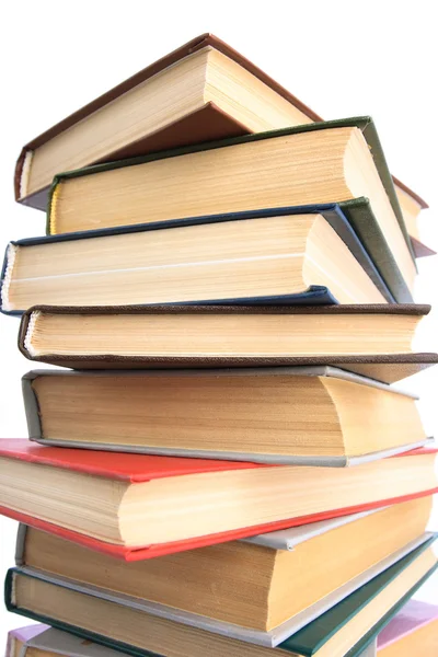 The Books built in high pile. — Stock Photo, Image