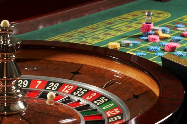 Roulette kasino Royaltyfria Stockbilder