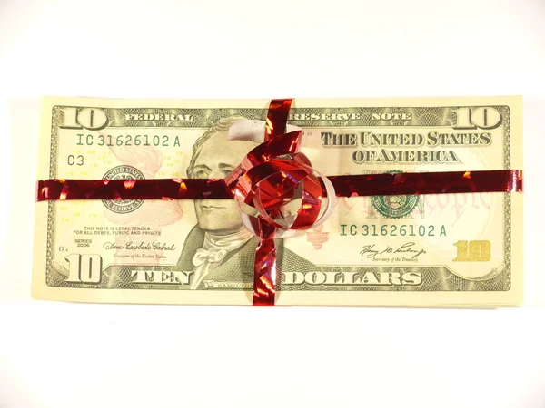 Dollar present — Stock Photo, Image