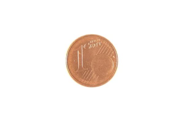 One euro cent — Stock Photo, Image