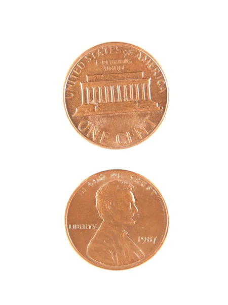 Un centavo americano — Foto de Stock