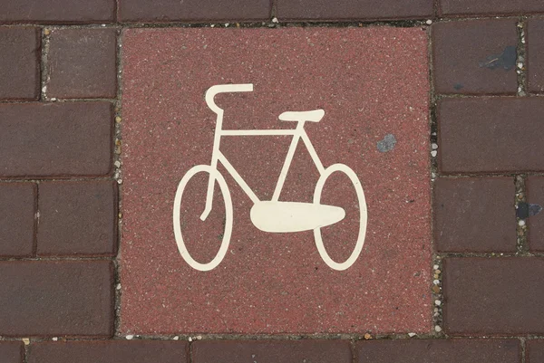 Bicycle's road — Stock Photo, Image