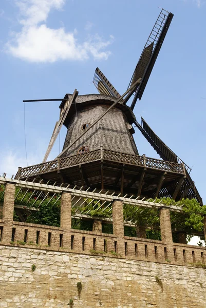 Windmill on fortification — Stock Photo, Image