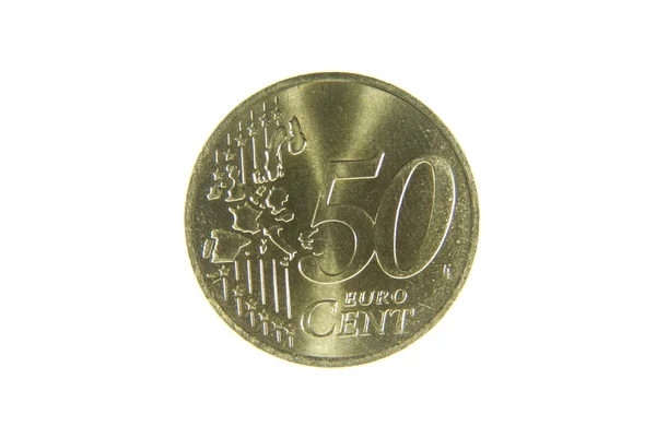 Fifty euro cent — Stock Photo, Image