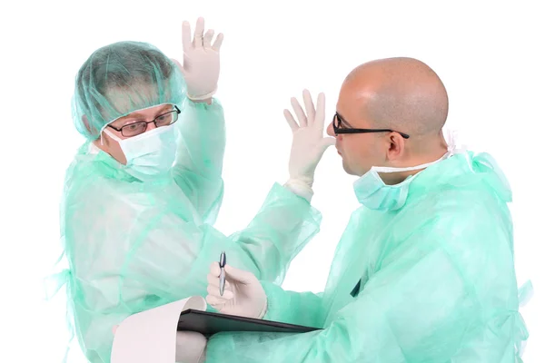 Due chirurghi — Foto Stock