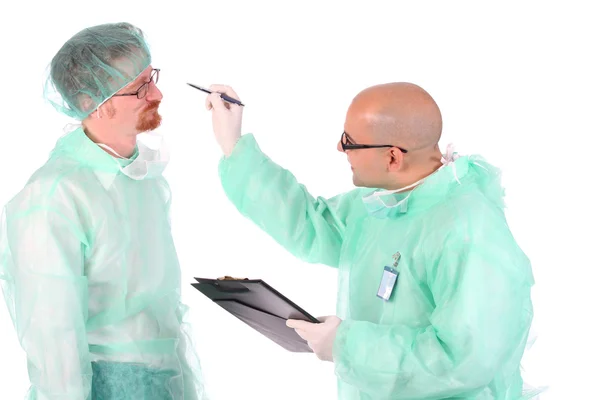 Dwóch chirurg — Zdjęcie stockowe