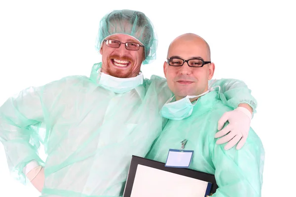 2 つの外科医の幸福 — ストック写真